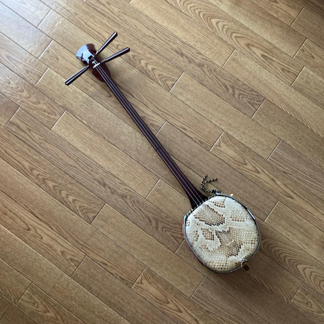 本蛇革三線　ゆし棹