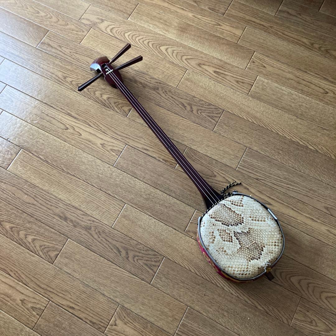 本蛇革三線　ゆし棹