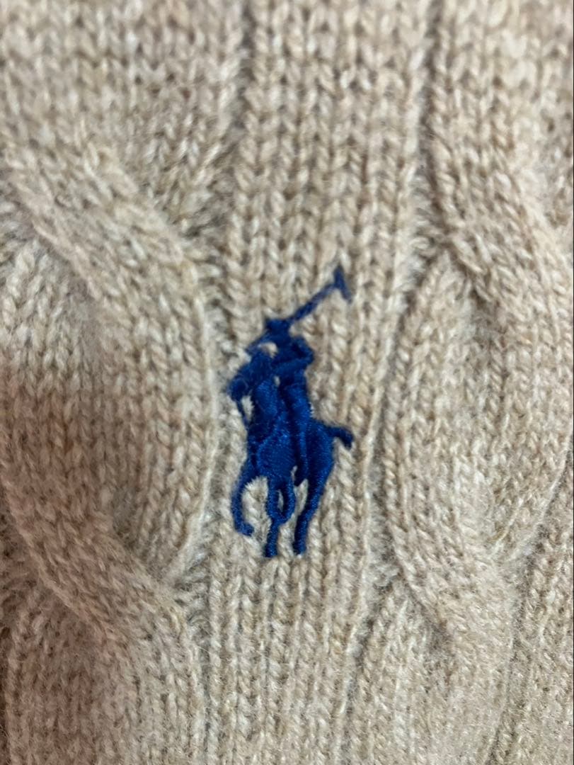 POLO RALPH LAUREN ウールカシミヤボンバージャケット　キャメル