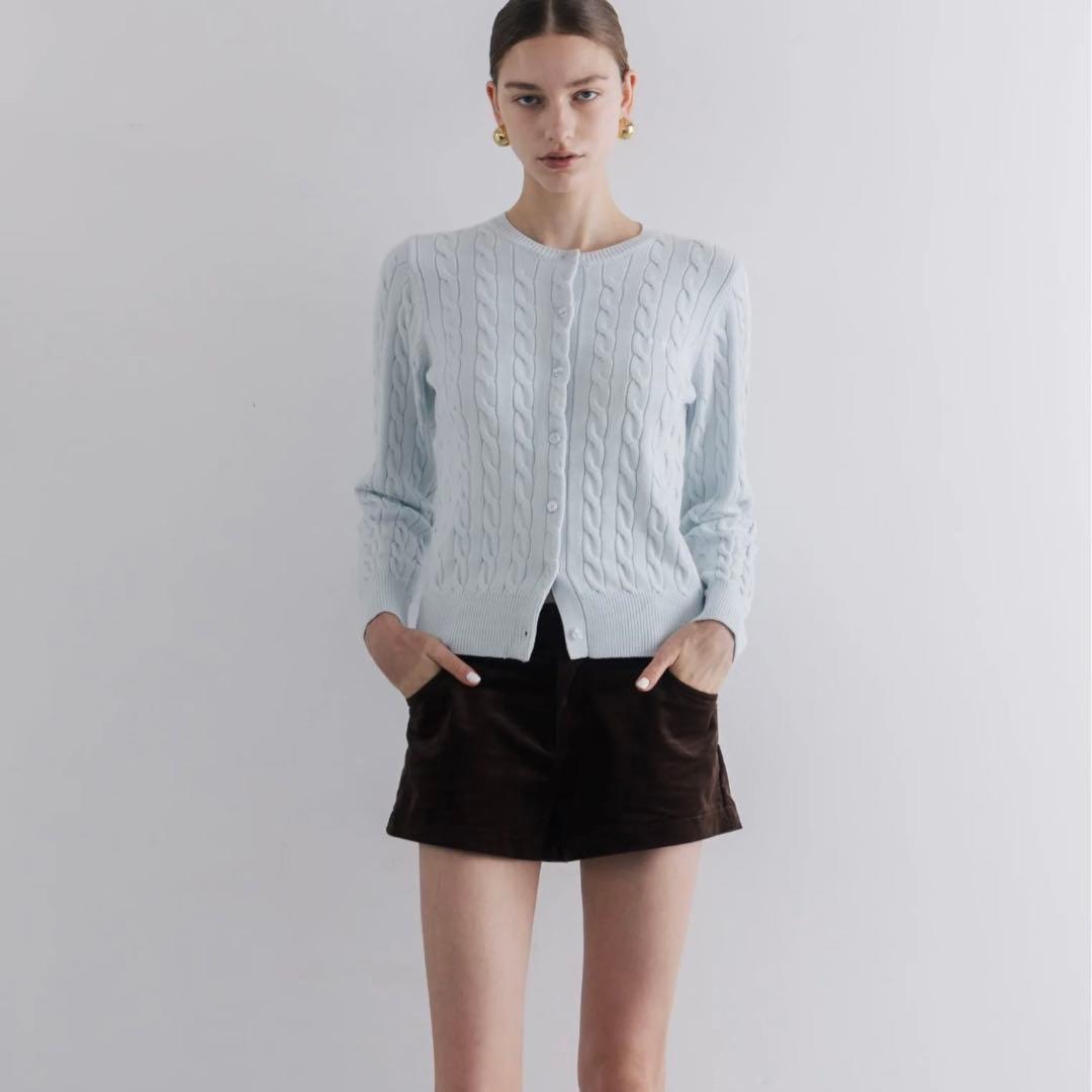 THETOE 2025AW 売り切れ コーデュロイ ショートパンツ S グレー