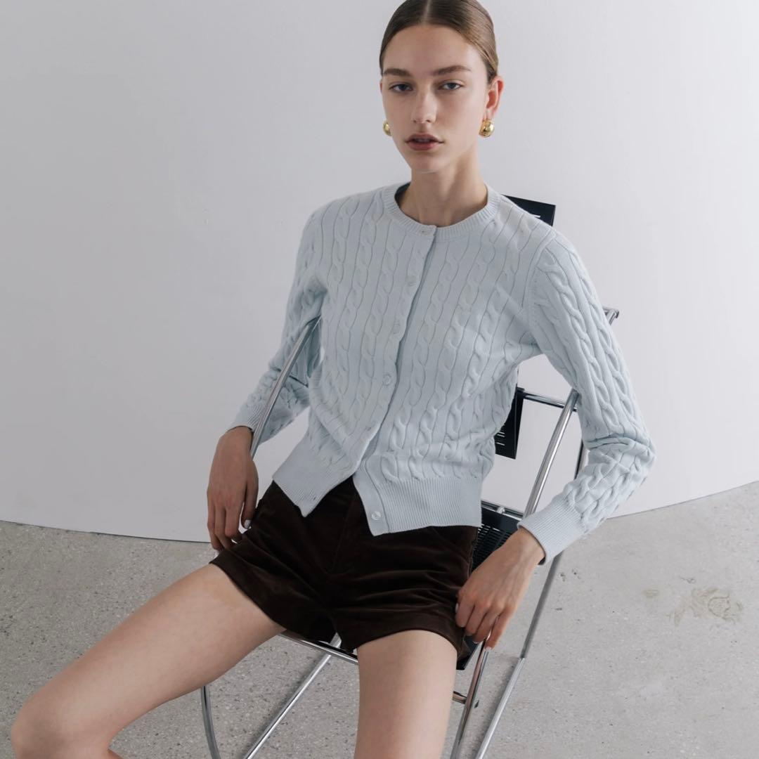 THETOE 2025AW 売り切れ コーデュロイ ショートパンツ S グレー