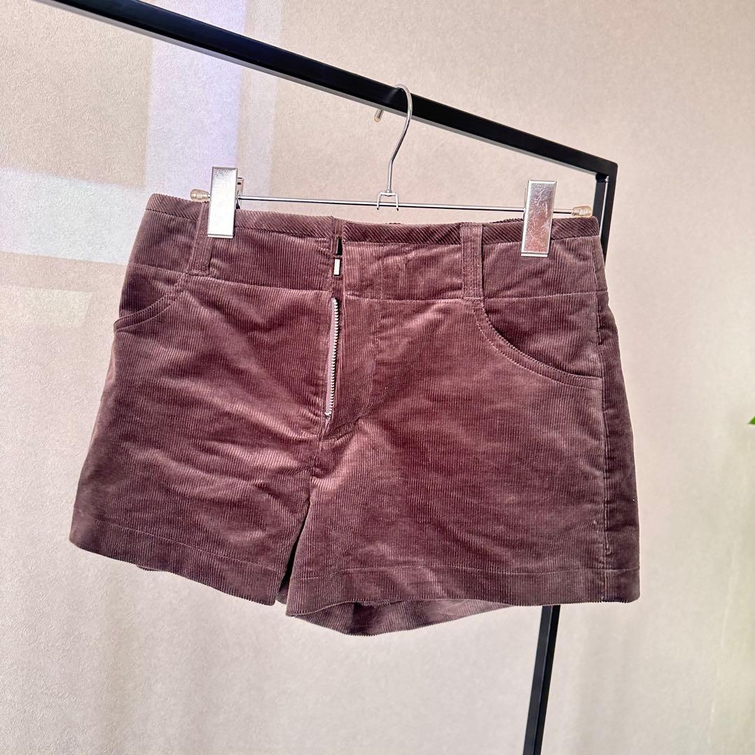 THETOE 2025AW 売り切れ コーデュロイ ショートパンツ S グレー