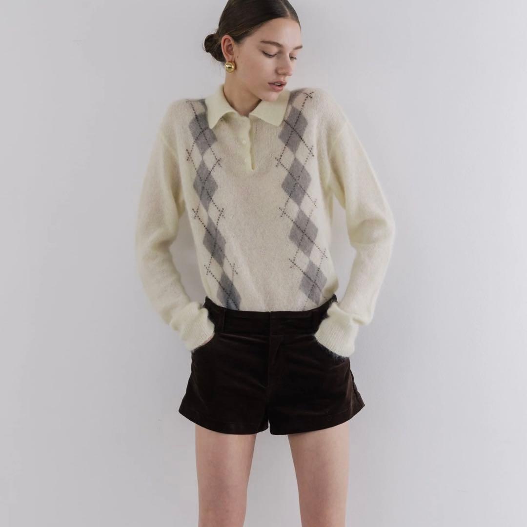 THETOE 2025AW 売り切れ コーデュロイ ショートパンツ S グレー