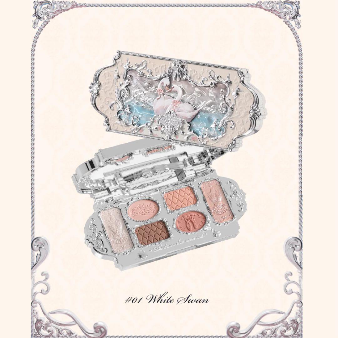 【新品3点セット】フラワーノーズ　スワンバレエ　アイシャドウパレット　未開封