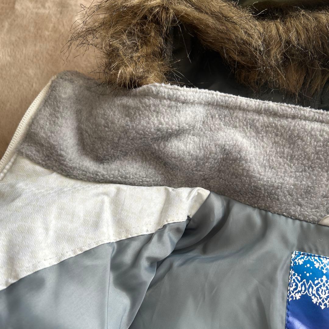 AIRWALK スキーウェア　上下　160 スノボ　男女兼用可　白×ブラウン