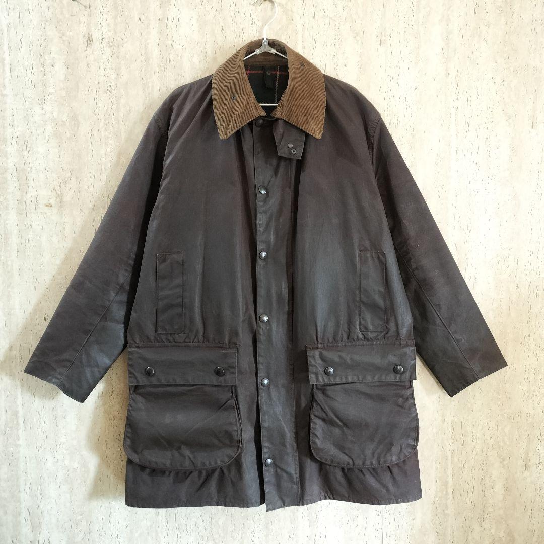 80s BARBOUR northumbria c40　1984 ブラウン