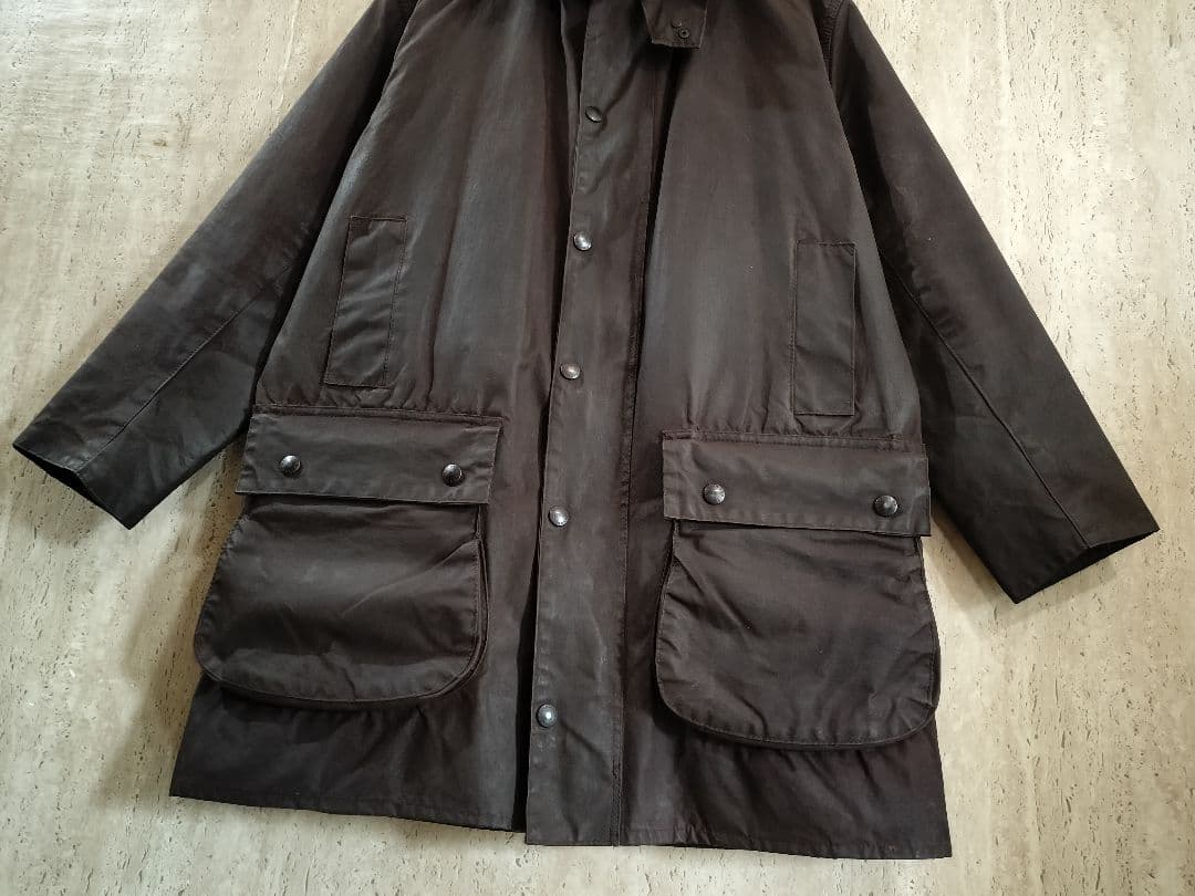 80s BARBOUR northumbria c40　1984 ブラウン