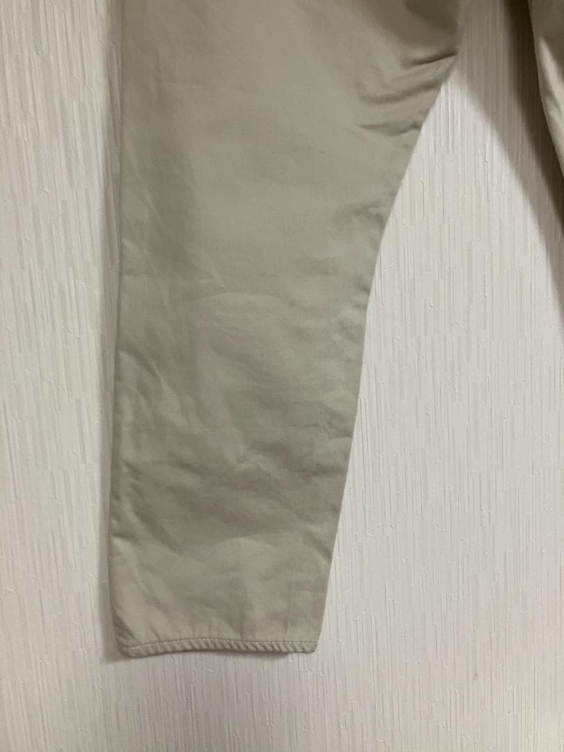 未使用級 sanca テーパード ベージュ デニム チノ L サンカ 日本製