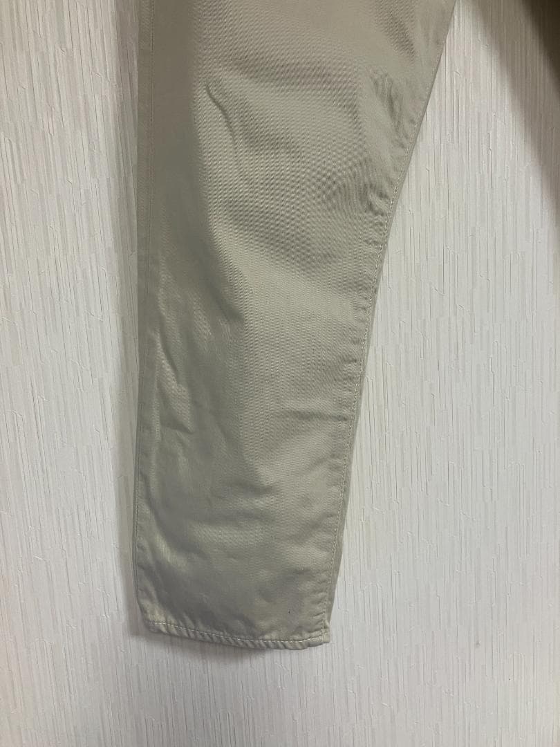 未使用級 sanca テーパード ベージュ デニム チノ L サンカ 日本製