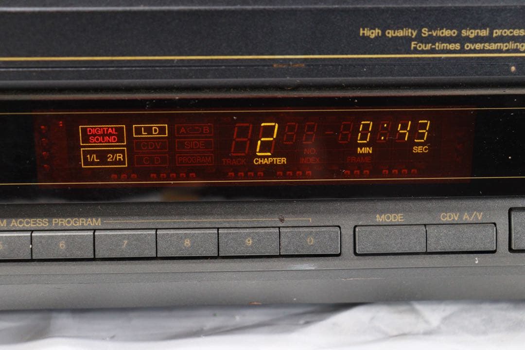 完動品　Panasonic パナソニック　LDプレーヤー LX-300