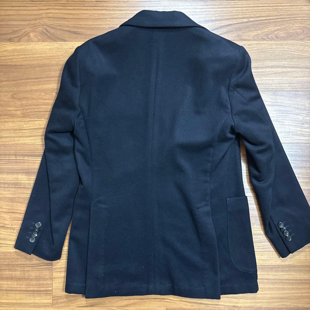 finjack ヴィンテージカシミヤ2Bネイビージャケット46