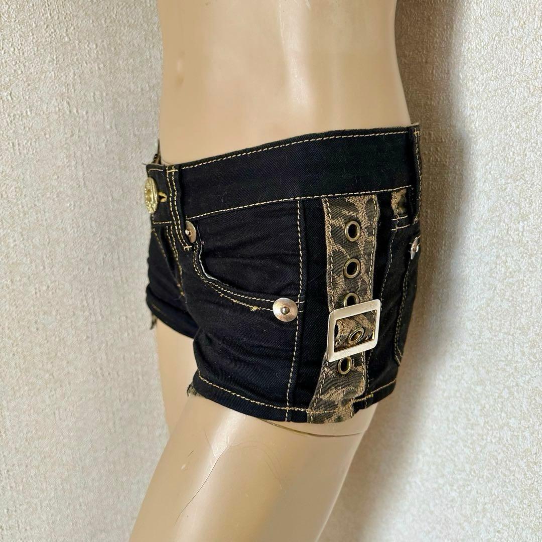 元祖【d.i.a.】サイドベルトレオパードショーパン ゴールドステッチ 当時物