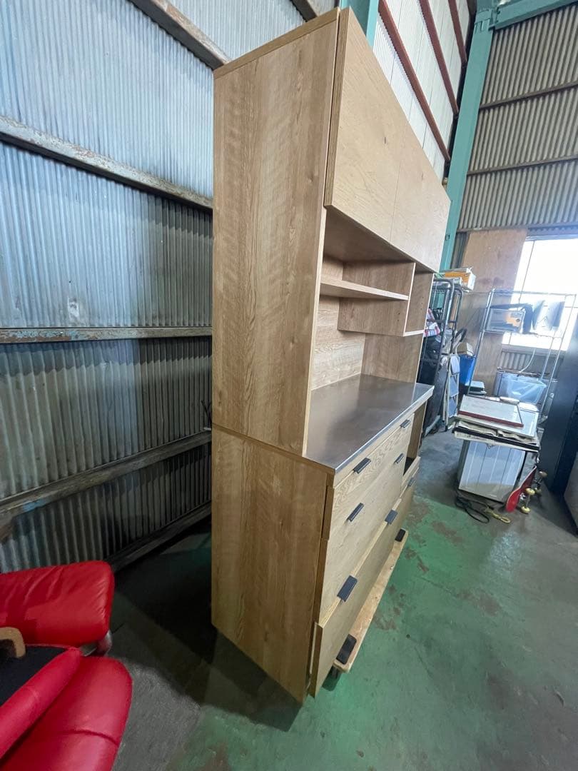 unico ウニコ ADDAY アディ オーク材 キッチンボード レンジ 食器棚