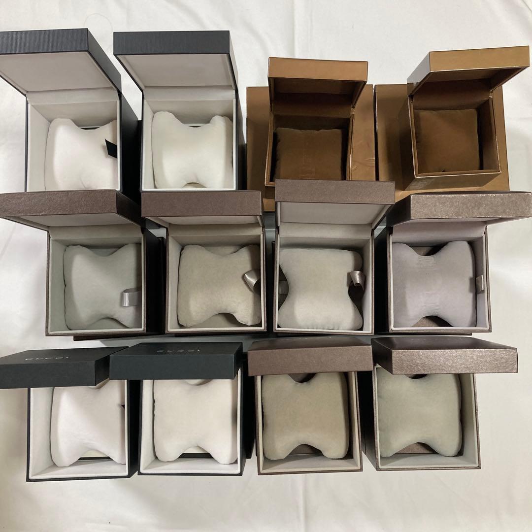 専用　GUCCI　腕時計ケース　空箱　14個セット　取扱説明書付き