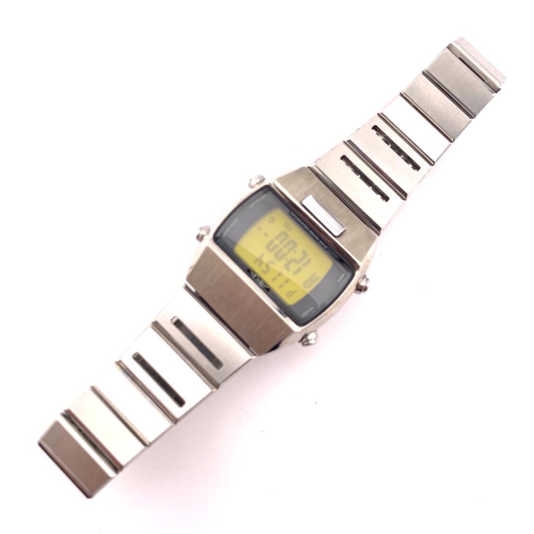 7-4832 アルバ W620-4130 デジタル腕時計 ステンレスシルバー