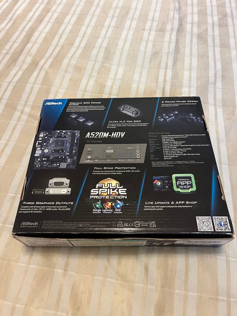 ASRock A520M-HDV マザーボード