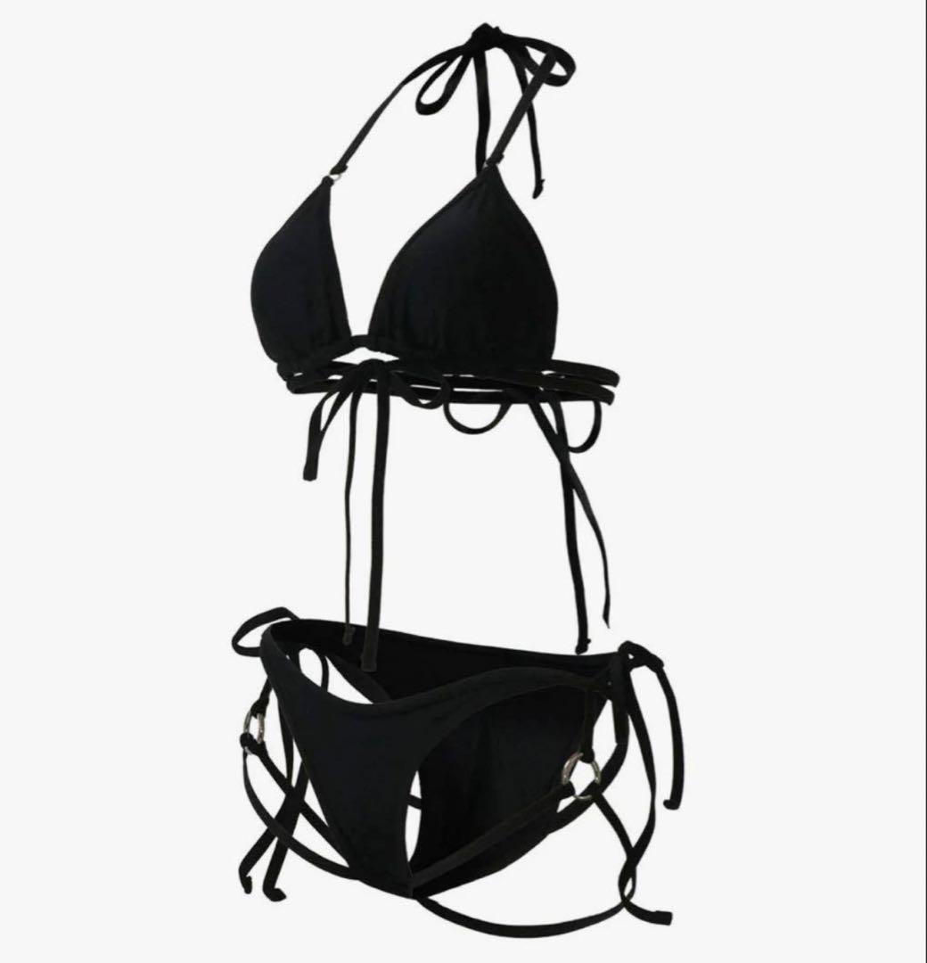 水着・ラッシュガード theredthread S tinyring bikini set black