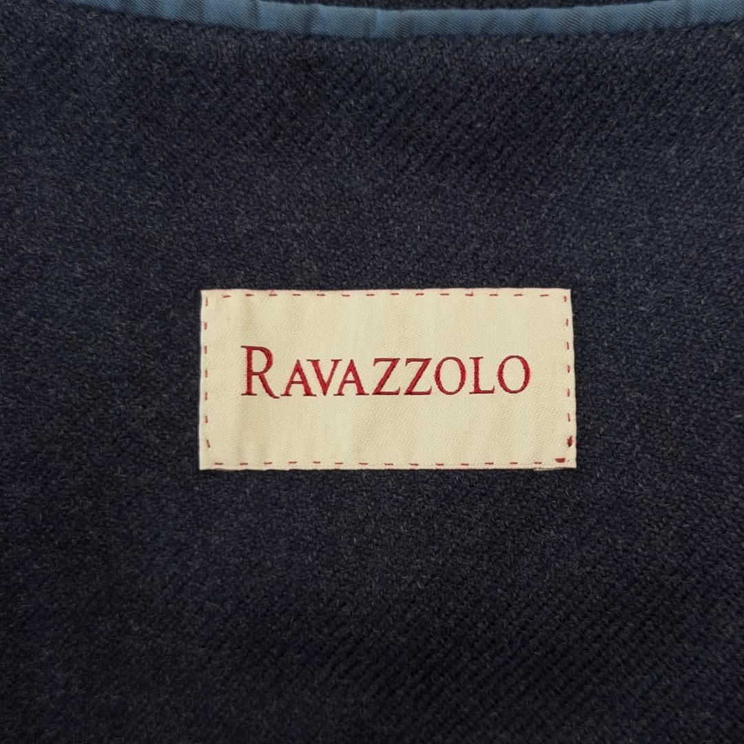 ジ*ン様 【美品】 ラヴァッツォーロ ジャケット カシミヤ ネイビー RAVAZ