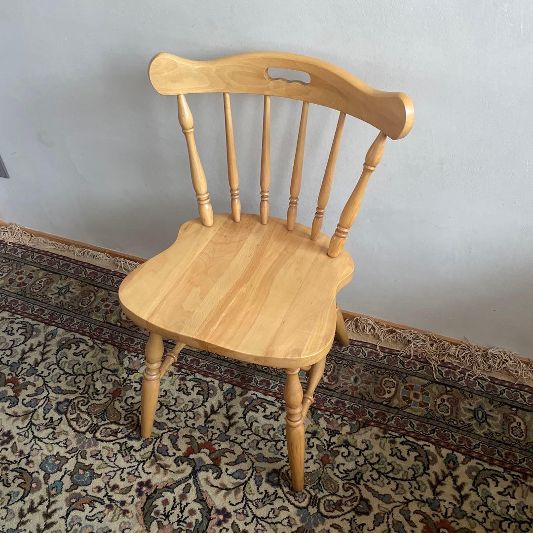 柏木工　ダイニングチェア　ウィンザーチェア　1脚　②