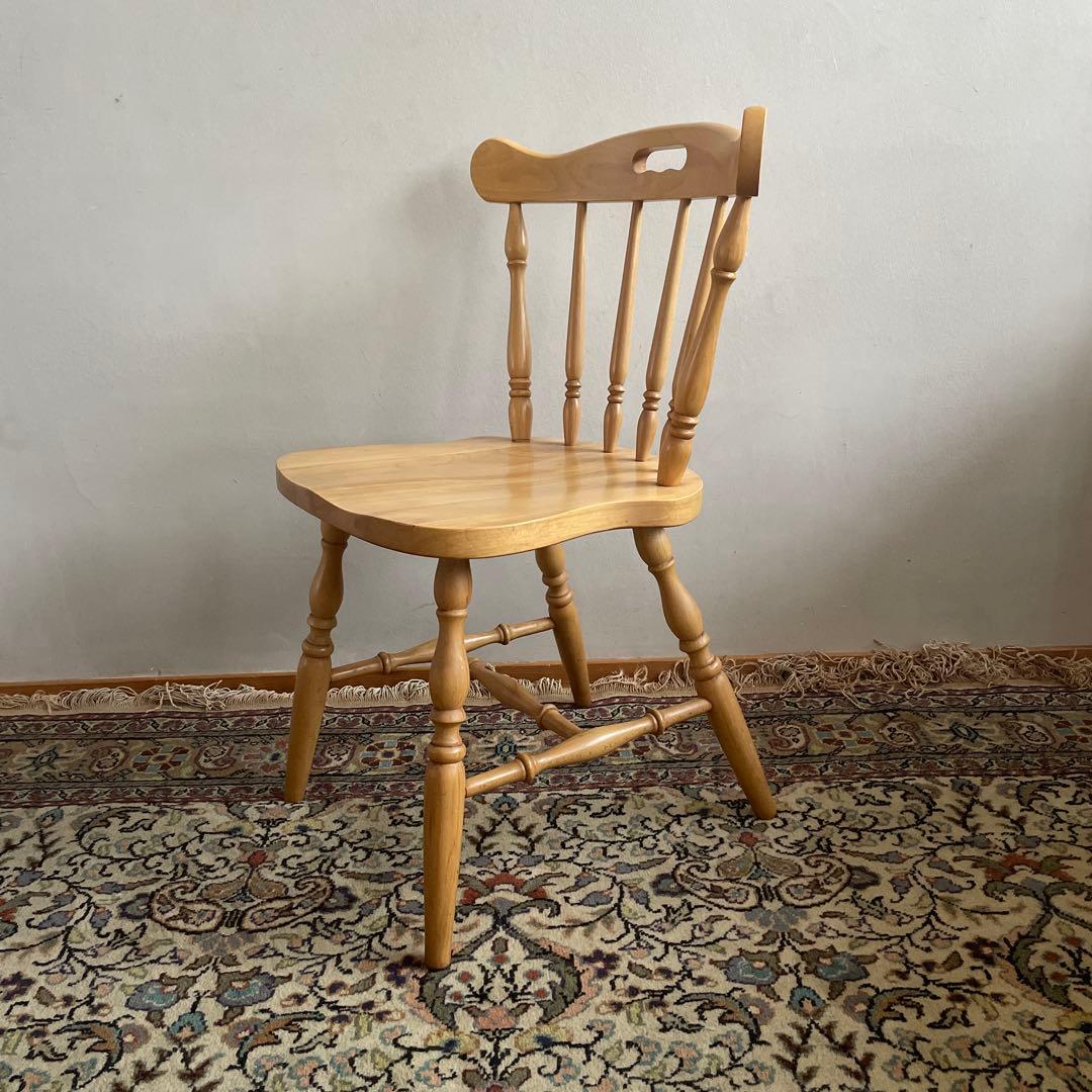 柏木工　ダイニングチェア　ウィンザーチェア　1脚　②