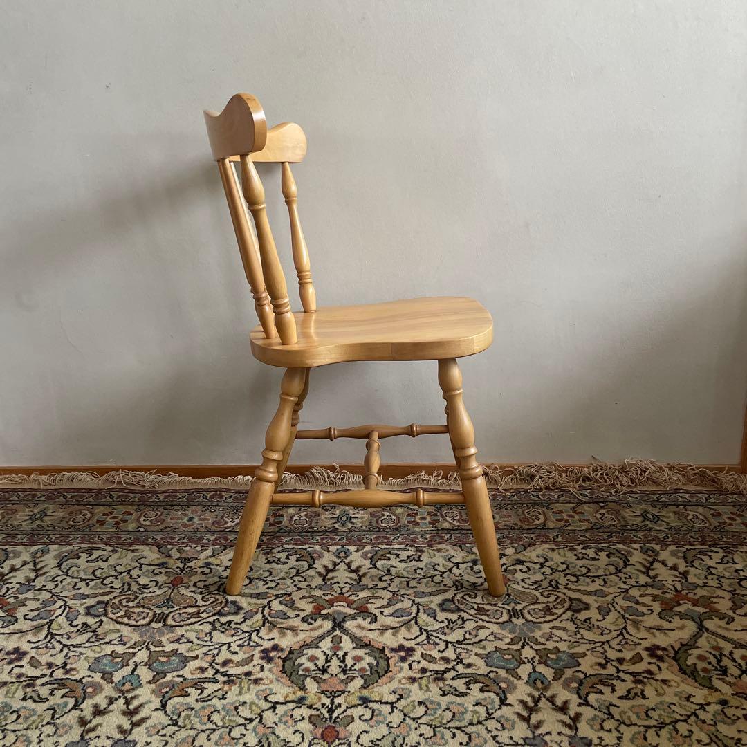 柏木工　ダイニングチェア　ウィンザーチェア　1脚　②