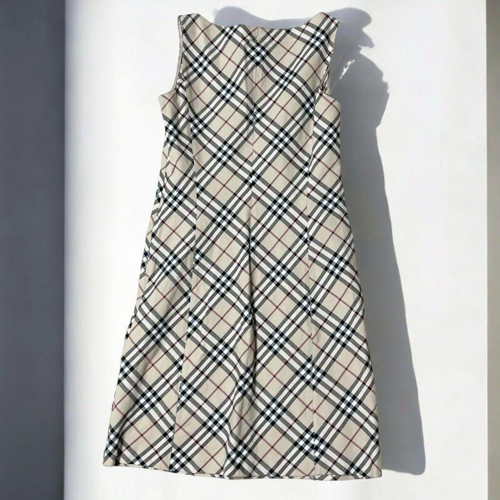 バーバリーブルーレーベル　ノバチェック　ワンピース　ノースリーブ 38