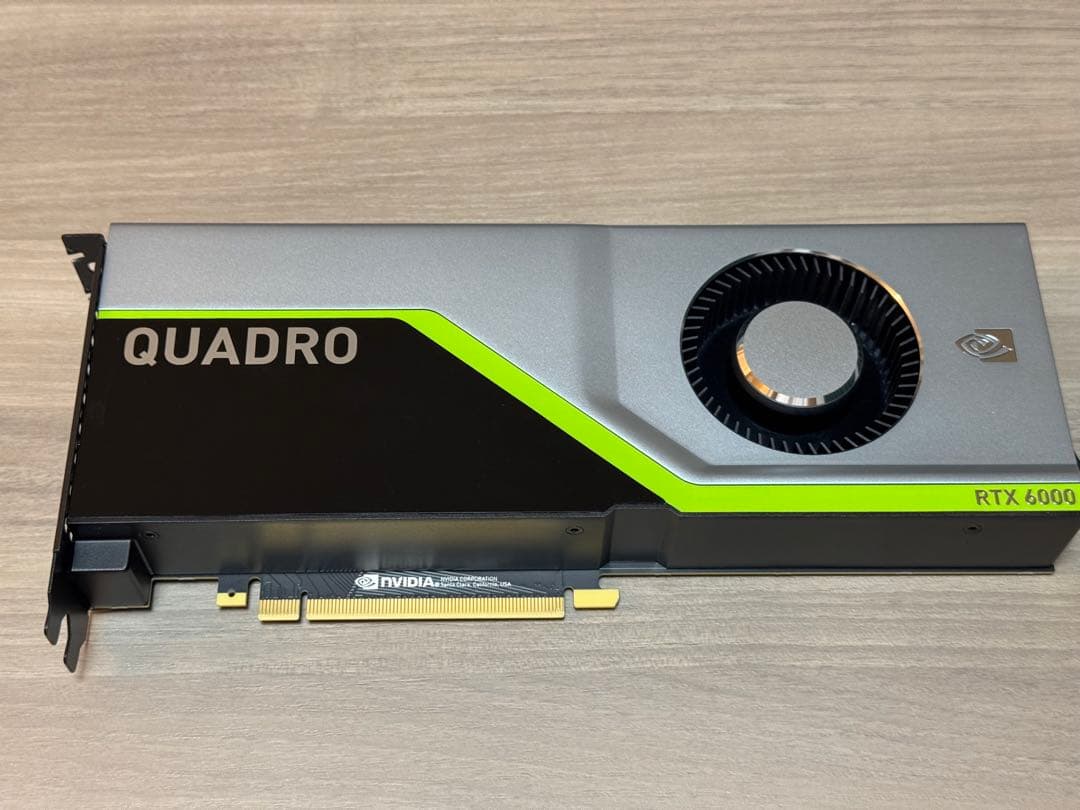 NVIDIA Quadro RTX6000 24GB 中古グラフィックボード