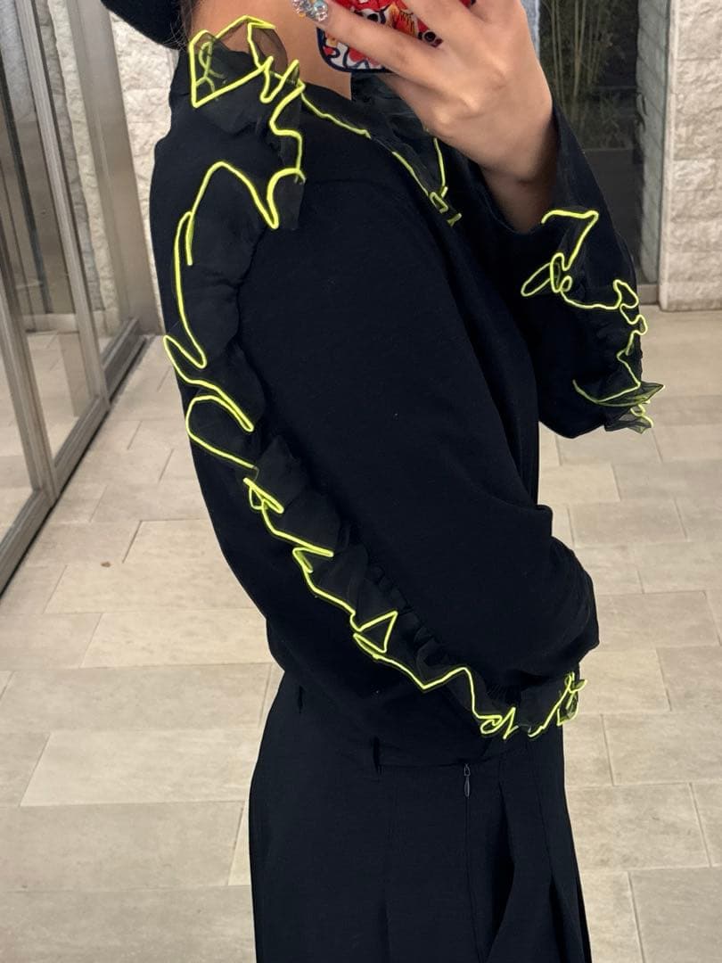 noir kei ninomiya ノワールケイニノミヤ　フリル　カットソー　M