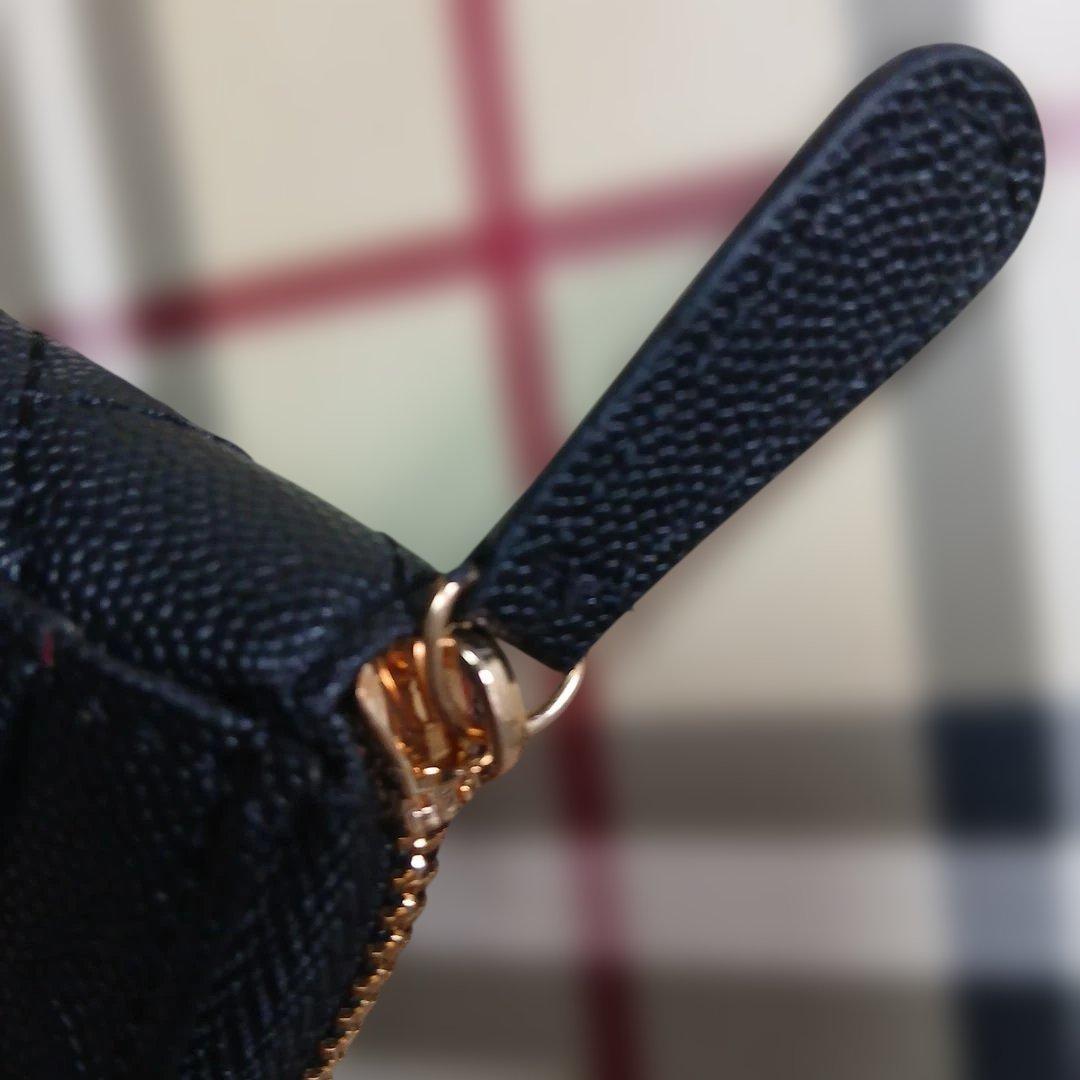 新品未使用　CHANEL ブラック キルティング ケース　カードケース