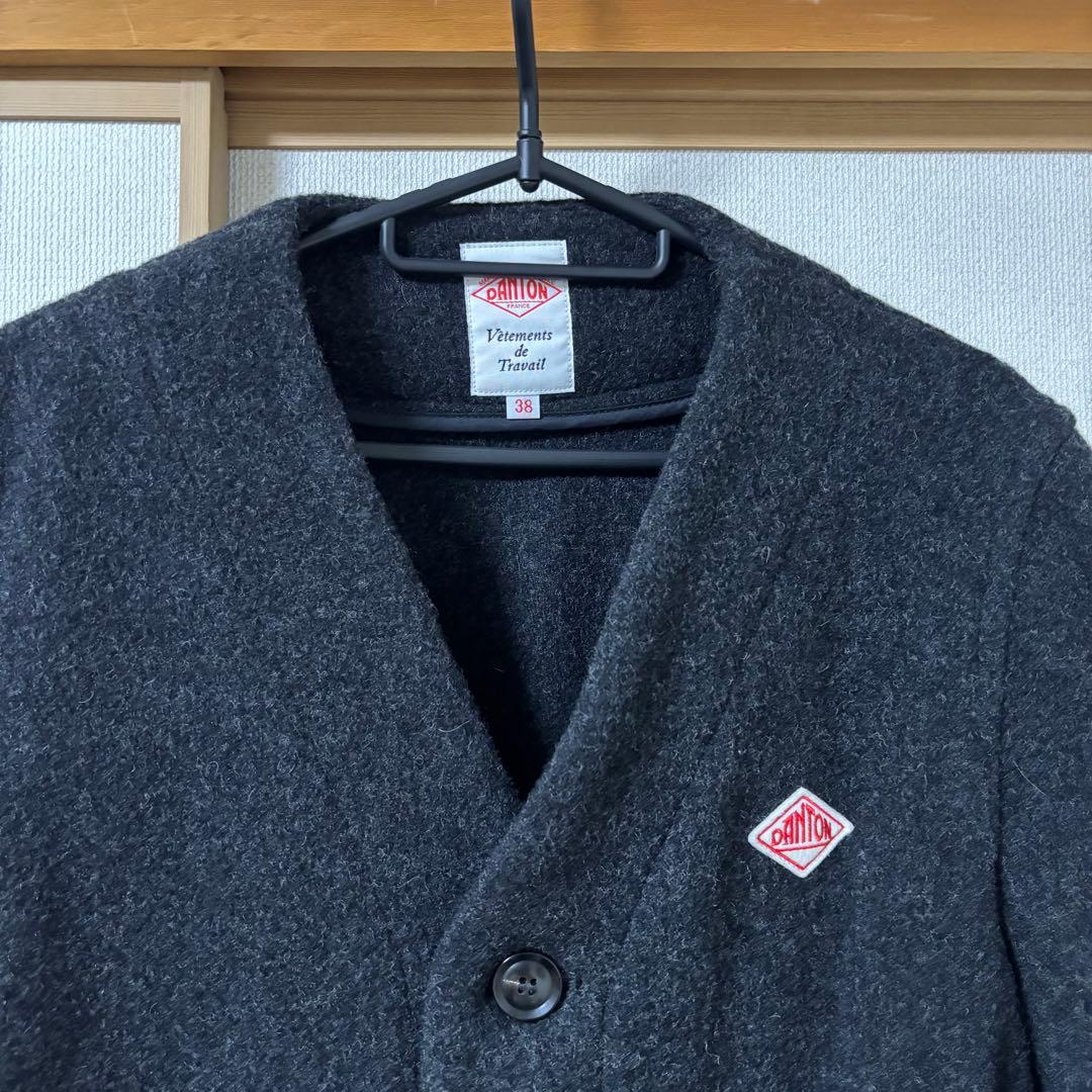 DANTON ウールモッサノーカラージャケット