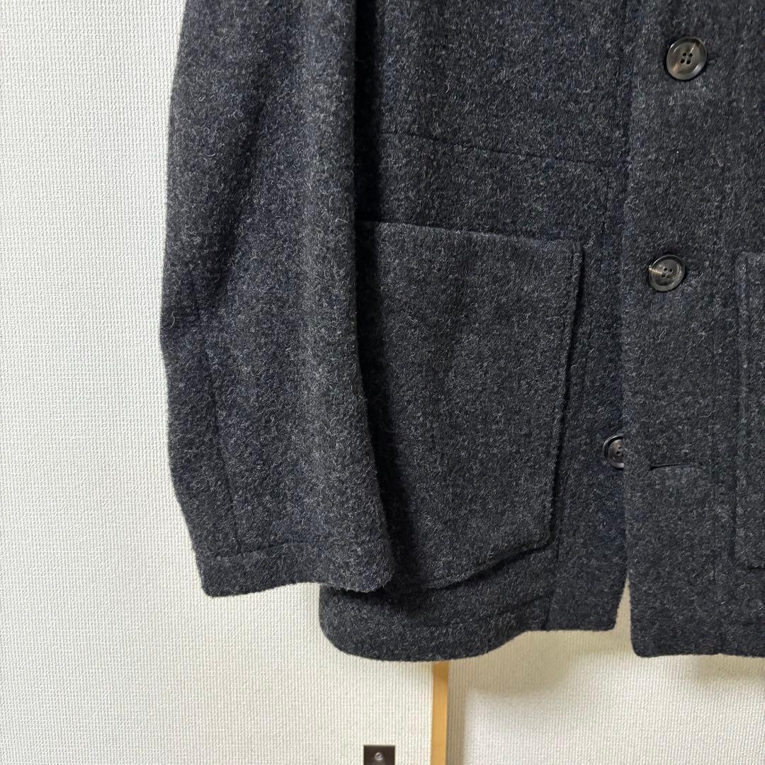 DANTON ウールモッサノーカラージャケット