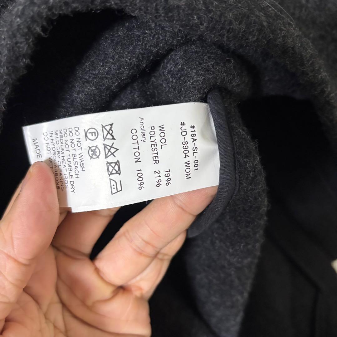 DANTON ウールモッサノーカラージャケット