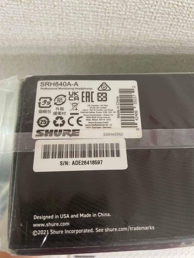 SHURE SRH840A ワイヤレスヘッドホン