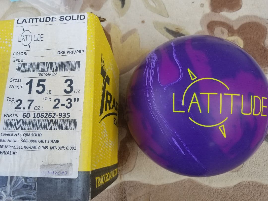 LATITUDE ボウリングボール 15LB 3OZ 希少新品未使用値下
