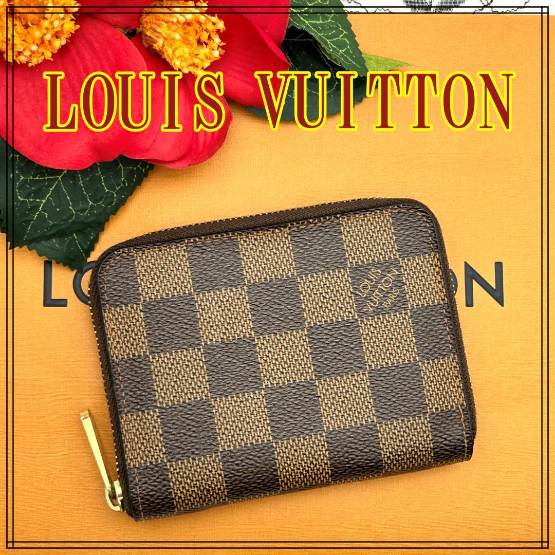 ★美品★　ルイヴィトン　ダミエ　ジッピー　パース