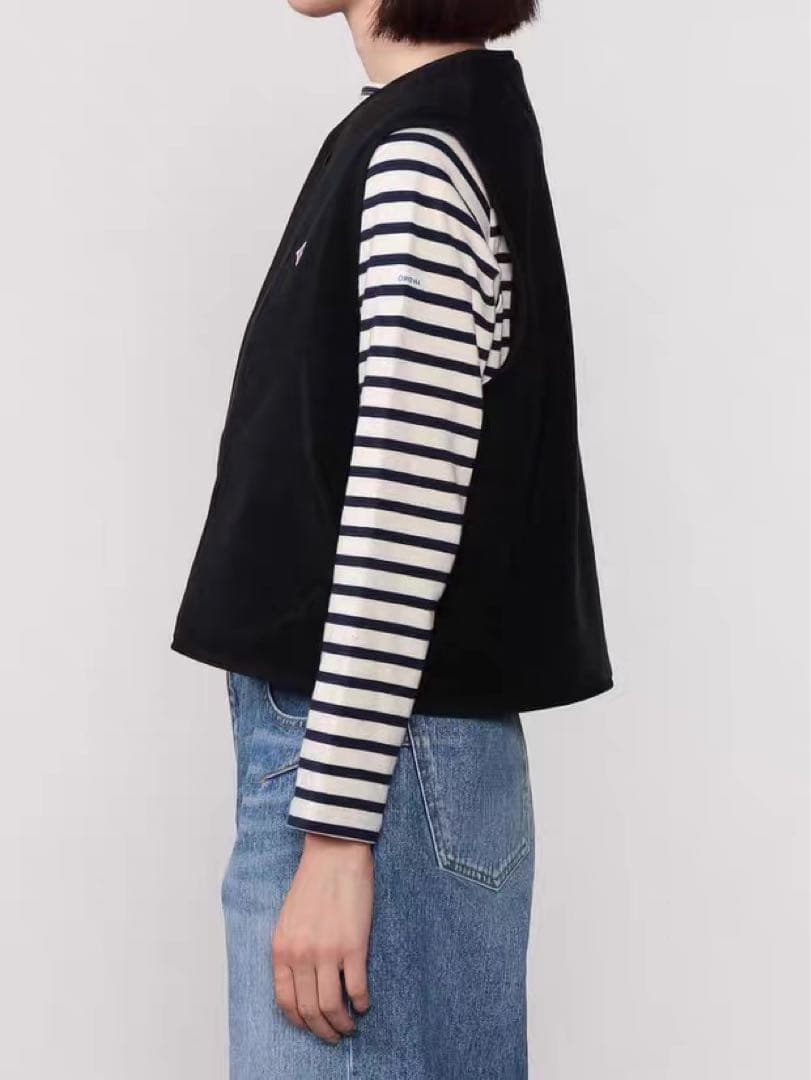 新品DANTON(ダントン)フリース カラーレスベスト レディース38