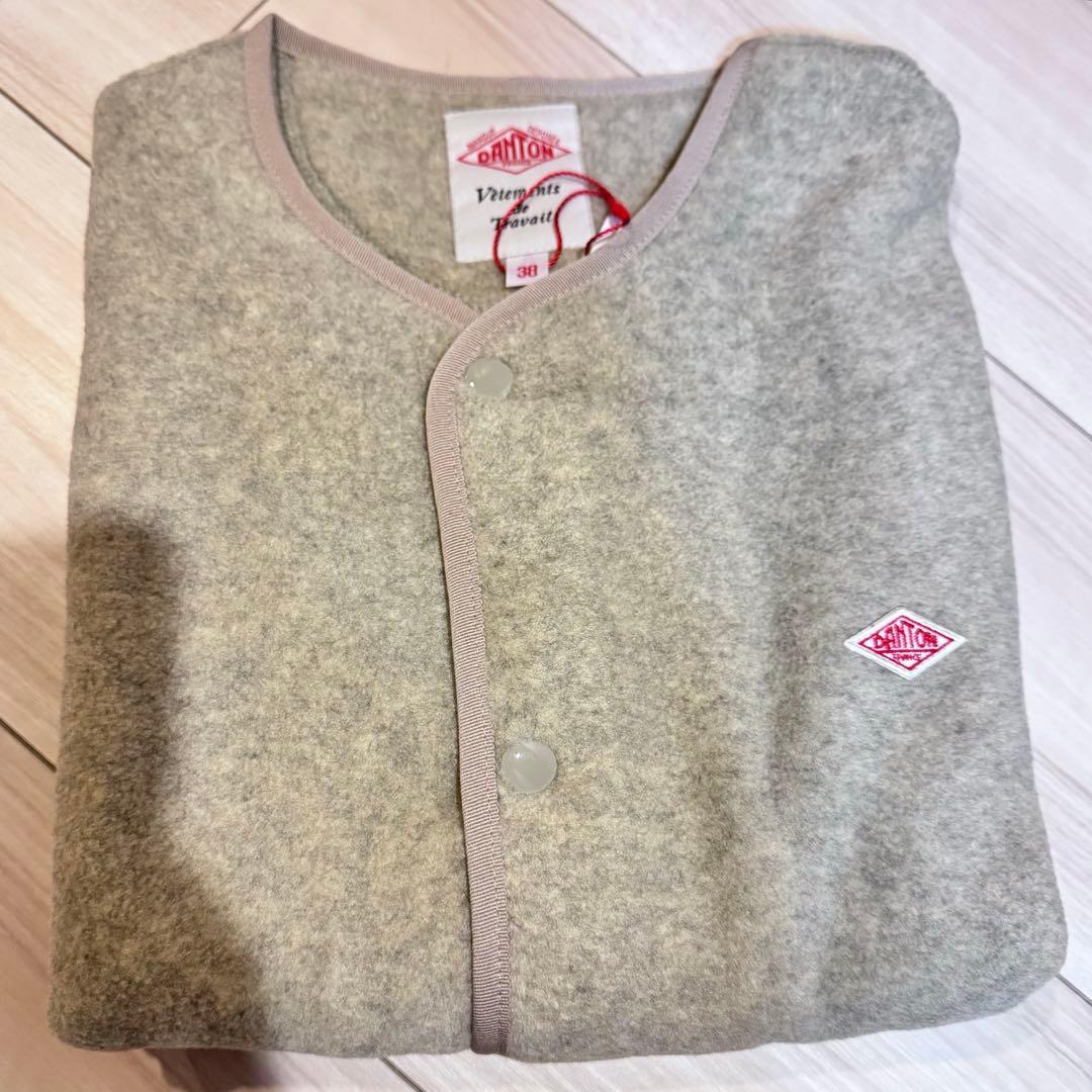 新品DANTON(ダントン)フリース カラーレスベスト レディース38