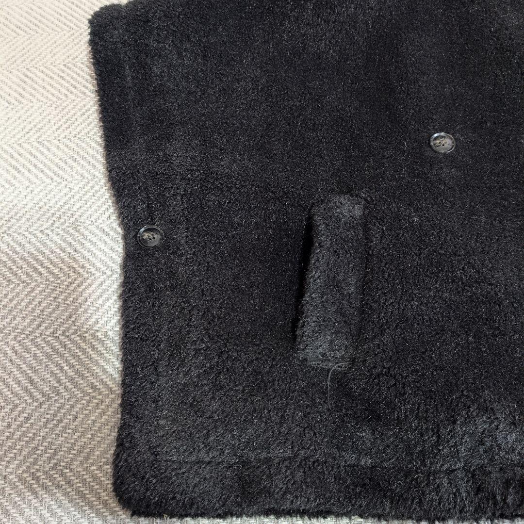 テディベアコート風　ケープ　ポンチョ　ファー　ショートコート