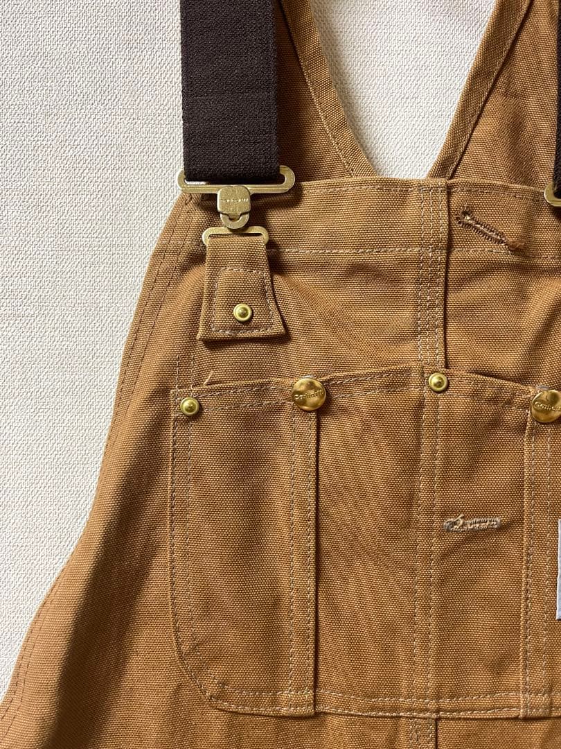 USA製 Carhartt カーハート ダック ダブルニー ビブオーバーオール