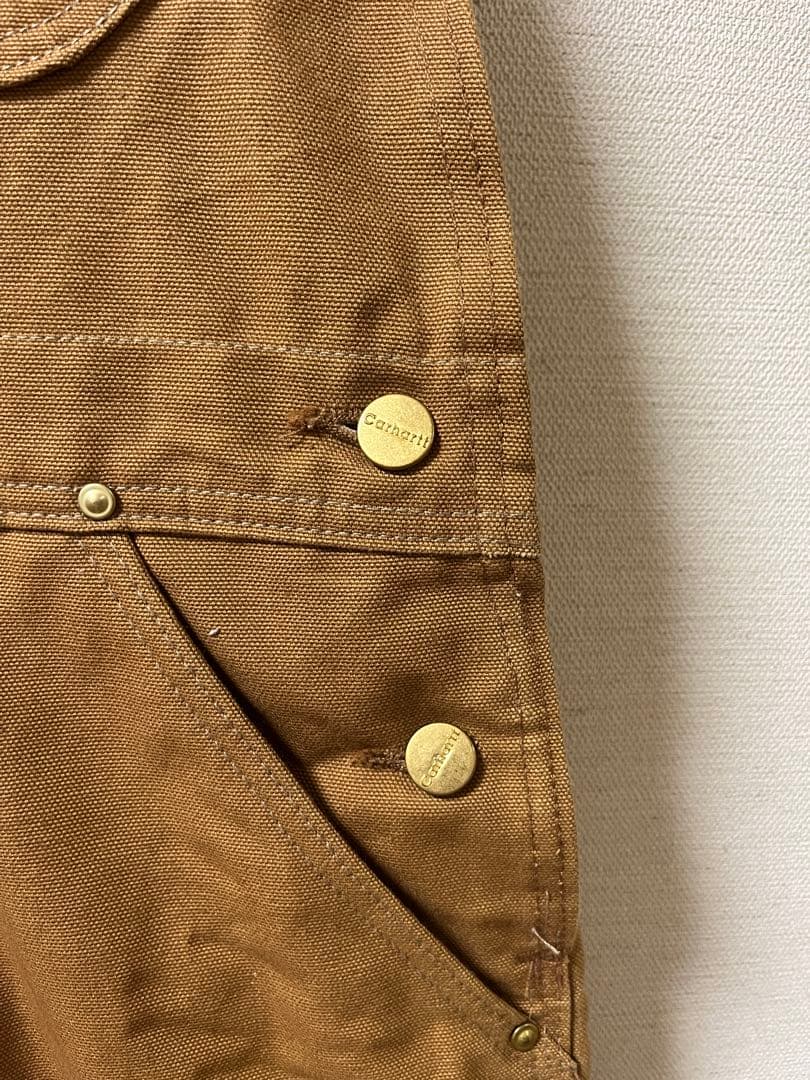 USA製 Carhartt カーハート ダック ダブルニー ビブオーバーオール