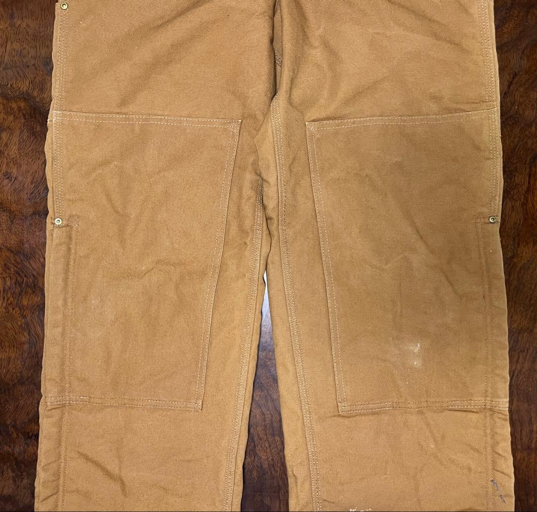 USA製 Carhartt カーハート ダック ダブルニー ビブオーバーオール