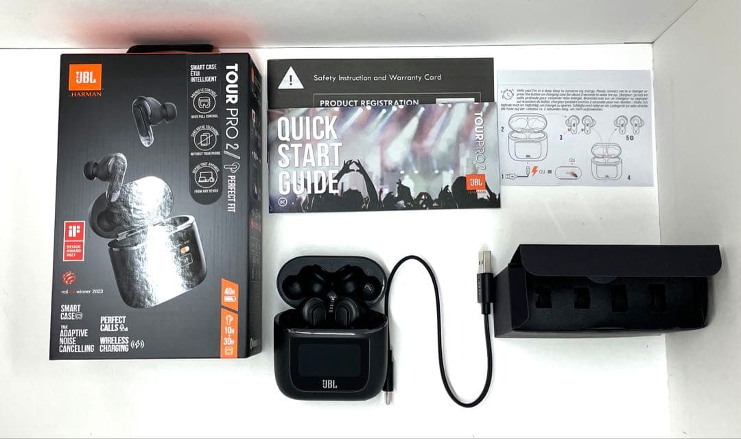 JBL TOUR PRO 2 ハイブリッドノイズキャンセリングワイヤレスイヤホン