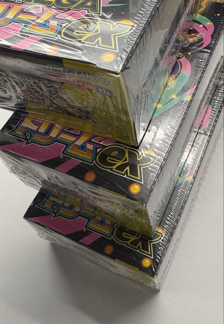 ポケモンカード MEGA EX 3boxシュリンク付き新品未開封