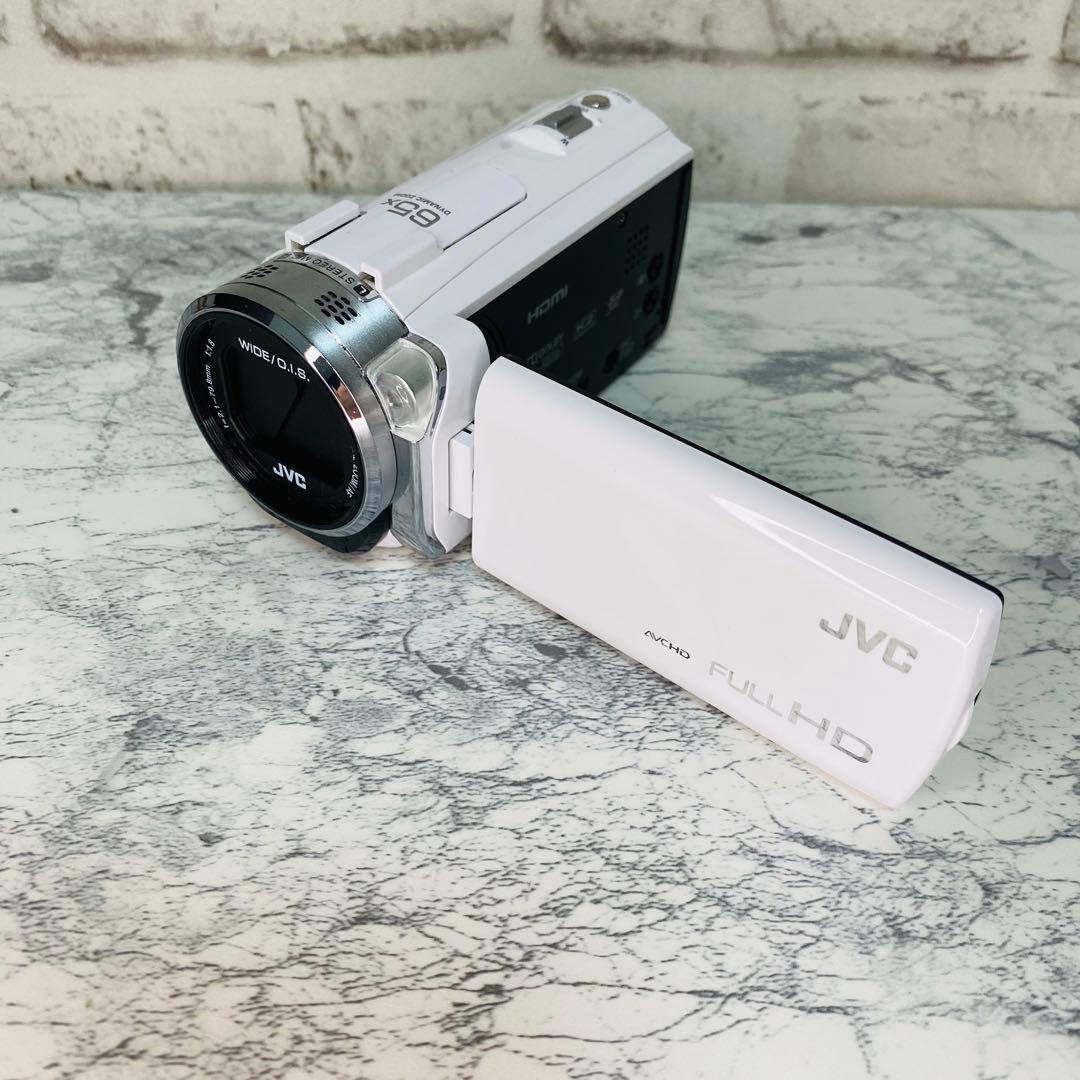 JVC ビデオカメラ GZ-E765-W Everio エブリオ 2014年製