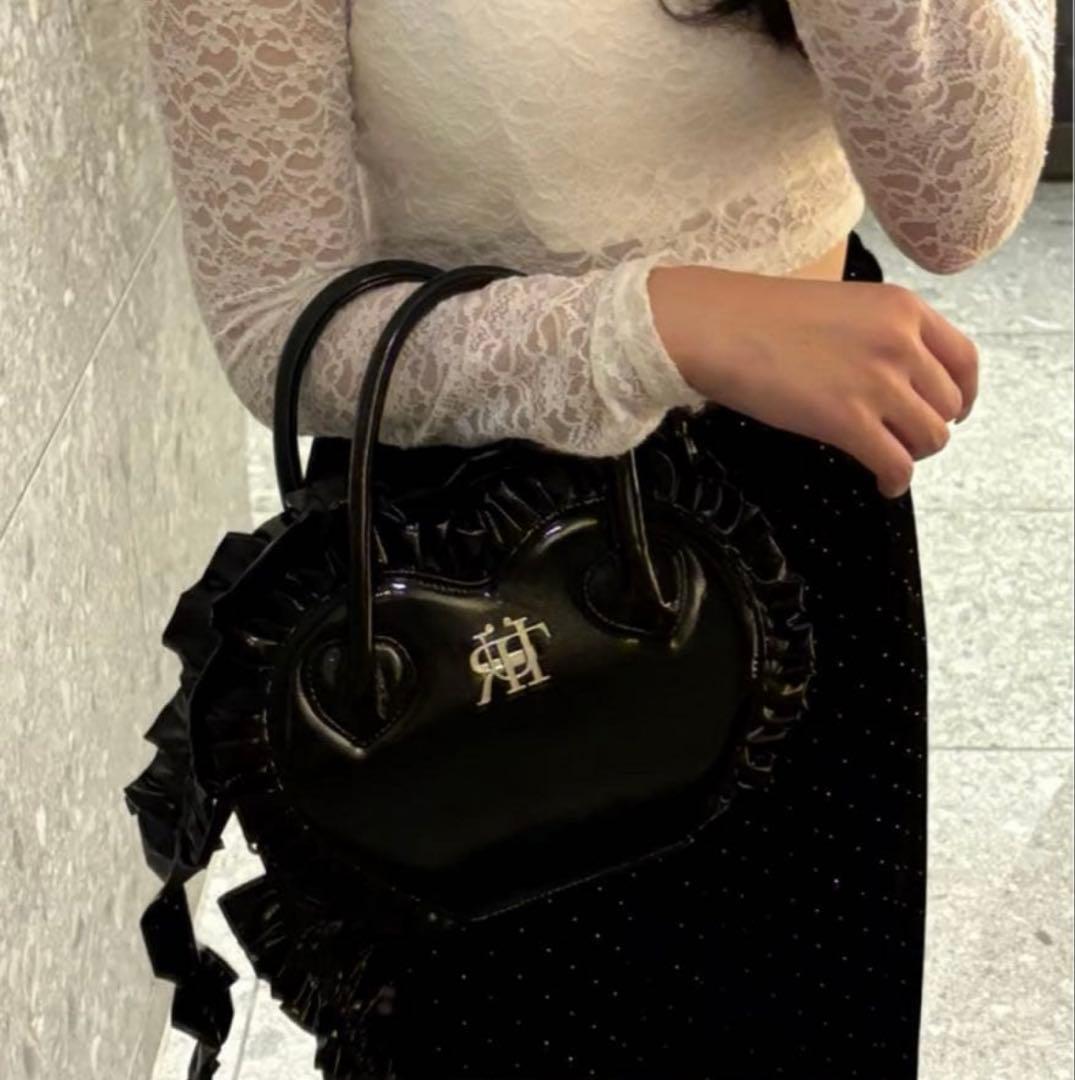 Treat ürself　original leather heart bag