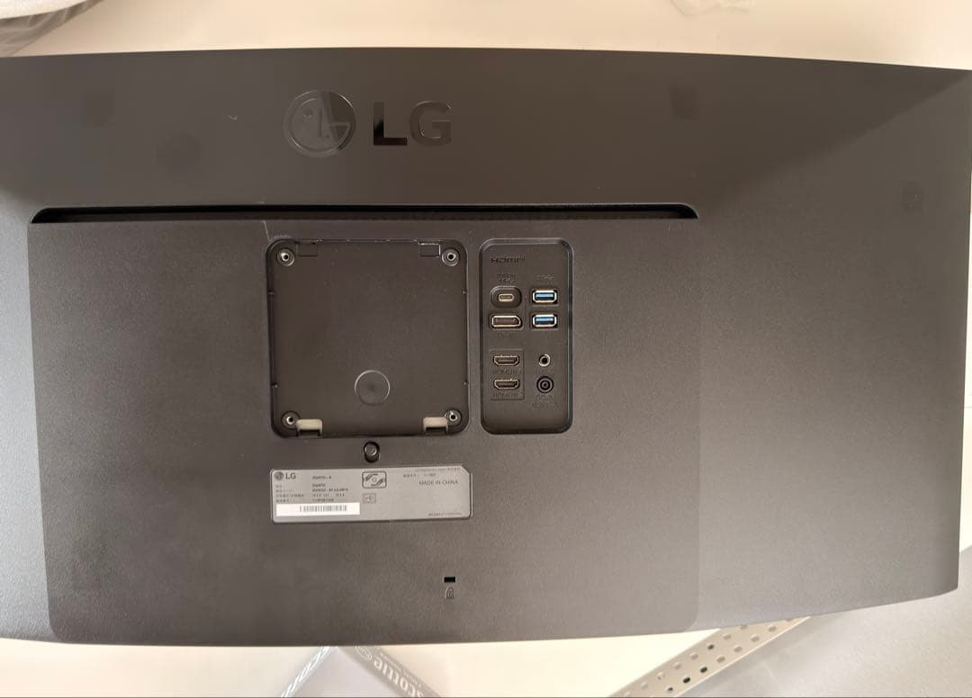 【美品】 LG 35型 ウルトラワイドモニタ USB-PD 35WN75CN-B