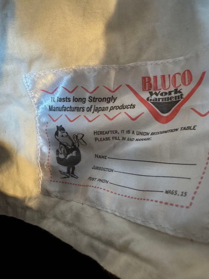 BLUCO Warm Work Pants ウォームワークパンツ M ネイビー