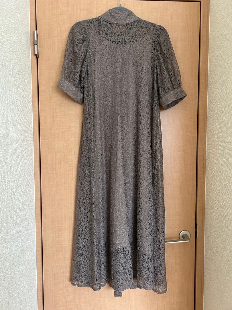 【お値下げ中】etoll バックリボンワンピース インナー付き