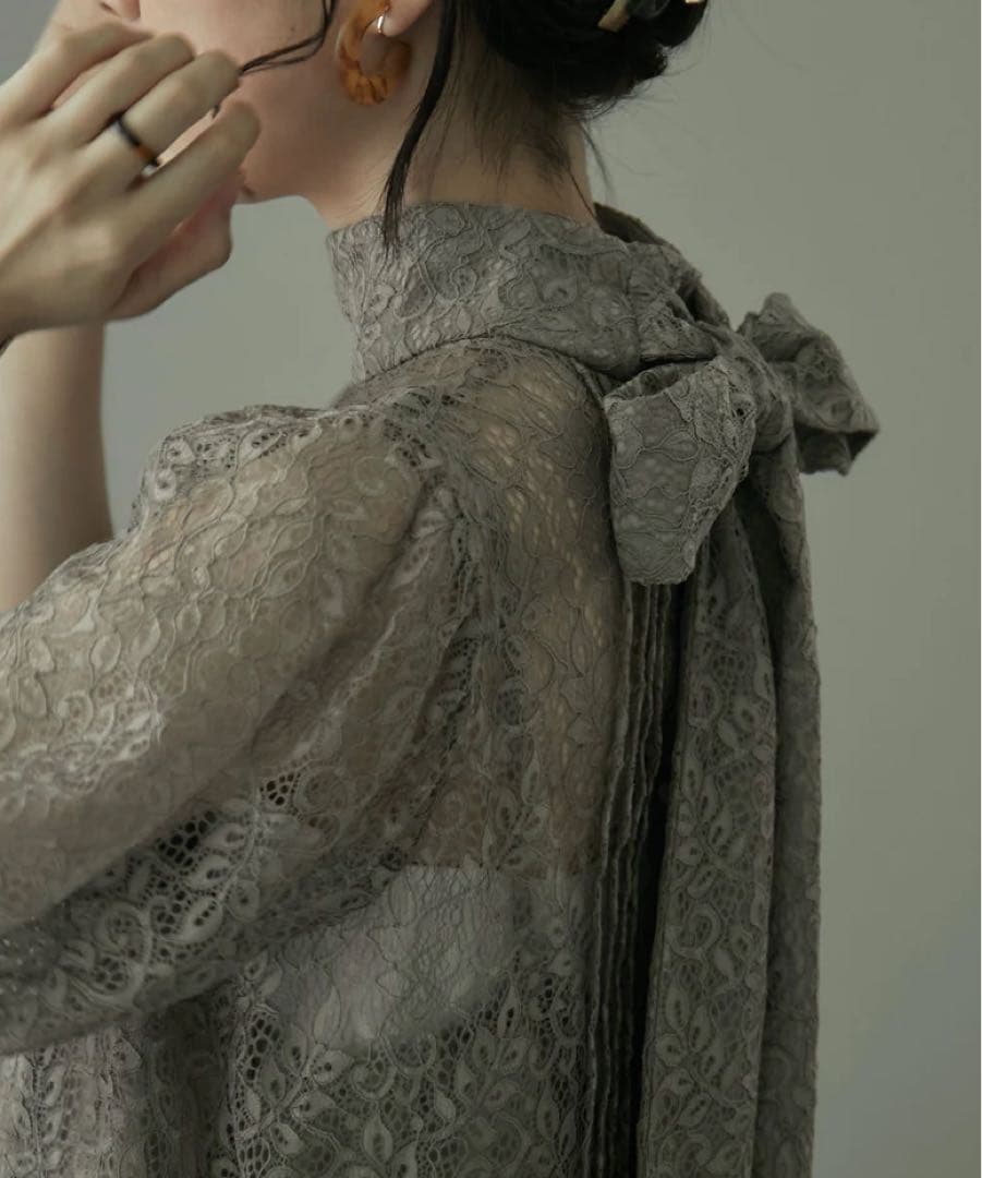 【お値下げ中】etoll バックリボンワンピース インナー付き