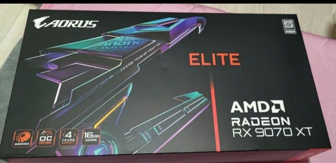 グラフィックボード・グラボ・ビデオカード RX 9070 XT 16GB aorus elite